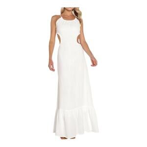 Charlie Holiday Women's Size 8 Tuscany Maxi Dress White NWT